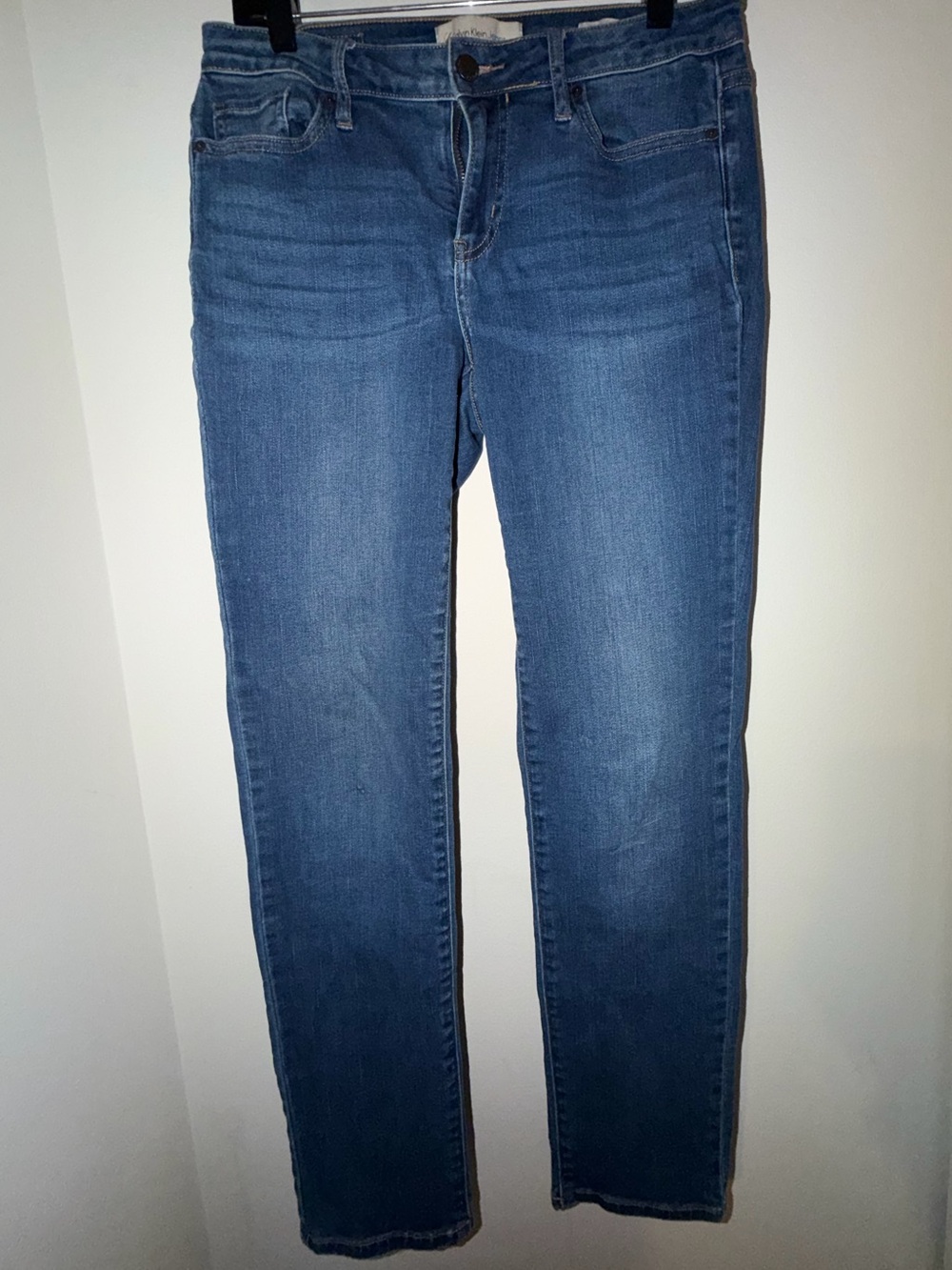 Calvin Klein Jeans Womens Skinny Blue Denim